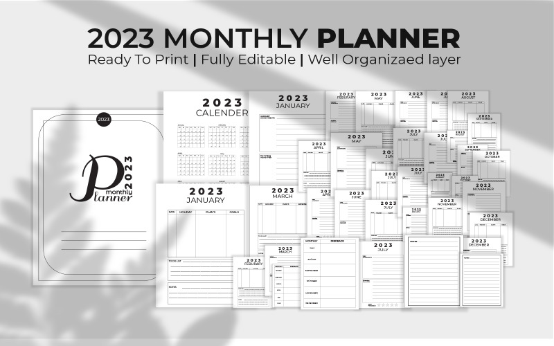 12 Months KDP Planner 2023 312093 TemplateMonster