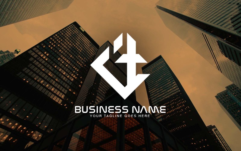Професійний ІТ лист дизайн логотипу для вашого бізнесу - фірмова ідентичність
