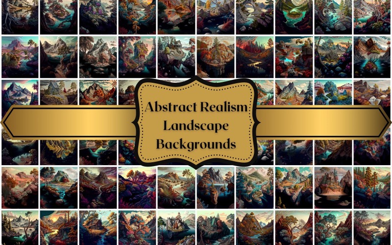 Abstract Realism Landscape Backgrounds