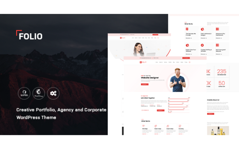 Folio - Creative Agency & Portfolio WordPress 主题