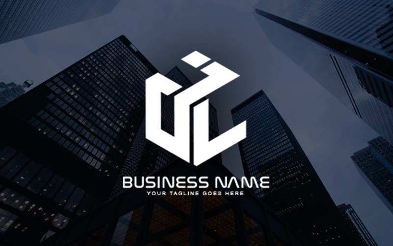 Création de logo professionnel JL Letter pour votre entreprise - Identité de marque
