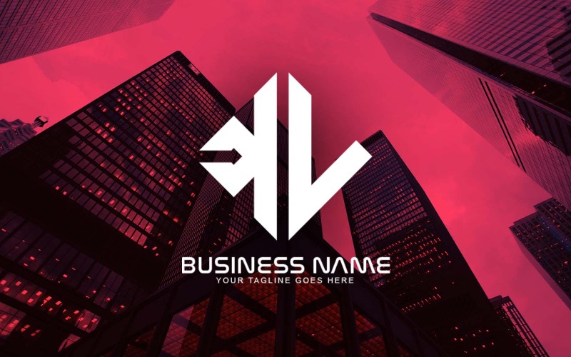 Design professionale del logo della lettera KV per il tuo business - Identità del marchio
