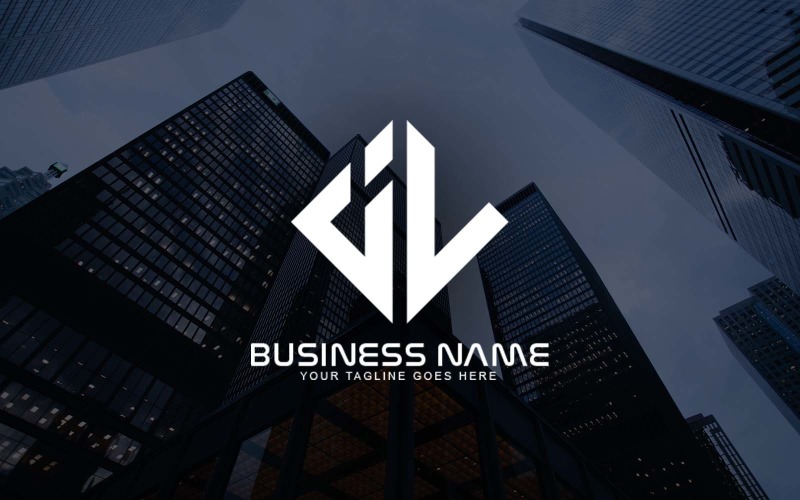 Професійний дизайн логотипа JV Letter для вашого бізнесу - ідентифікація бренду