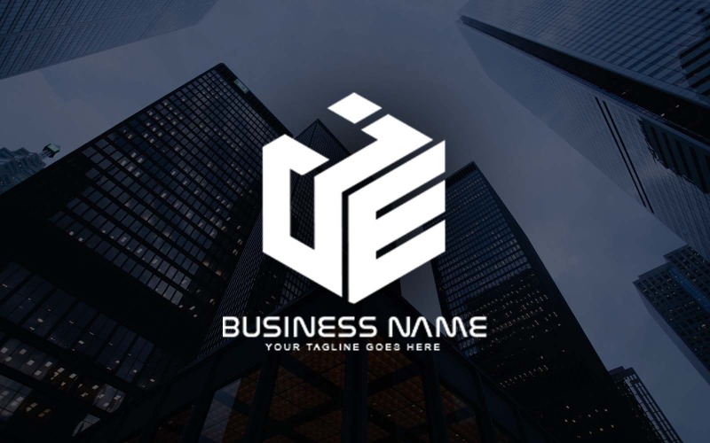 Professioneel JE Letter Logo-ontwerp voor uw bedrijf - merkidentiteit