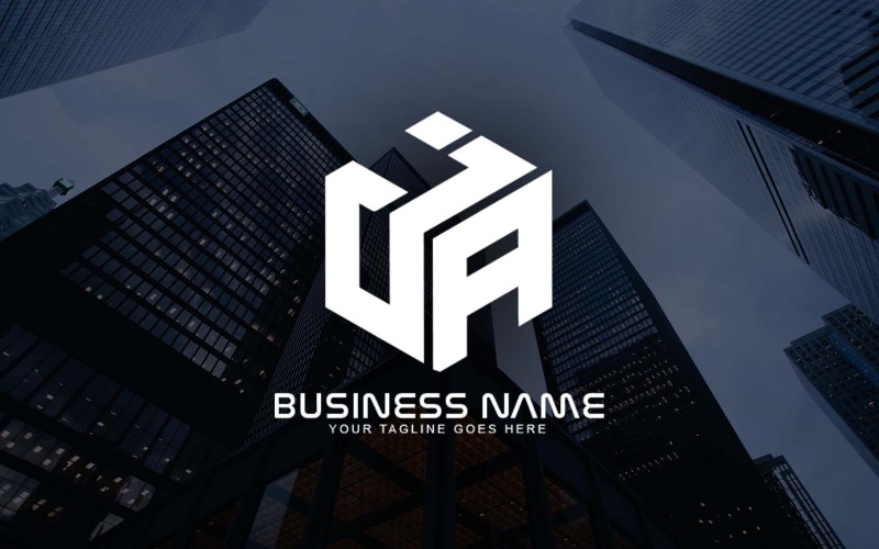 专业的 JA 字母标志设计为您的企业-品牌标识