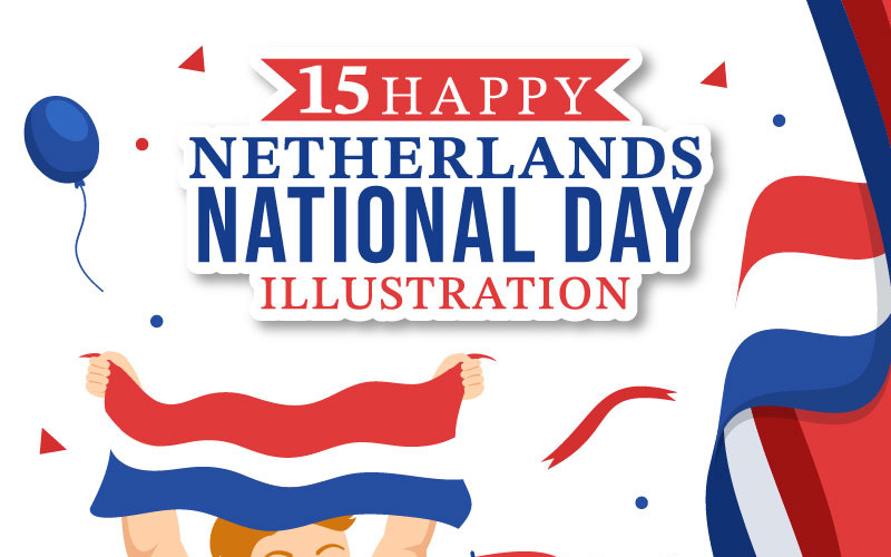 15 ilustracji narodowego święta Holandii