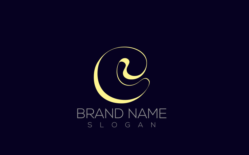 Vector de logotipo 3D C | Diseño inicial de logotipo de letra 3D C