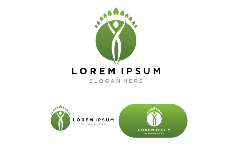 Health People Logo Vector Template illustration Design 1