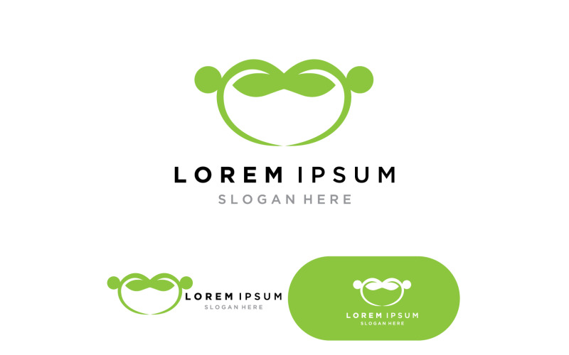 Leaf green logo symbol template vector v3 - TemplateMonster