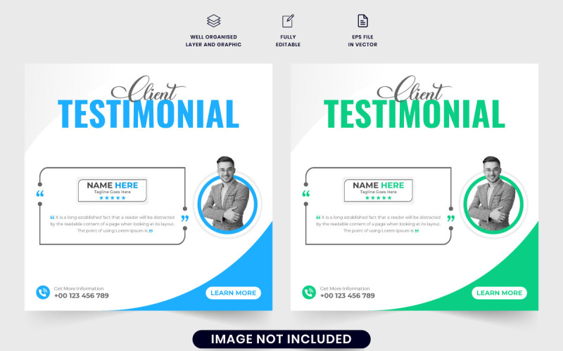 Testimonio de la empresa y revisión del cliente.