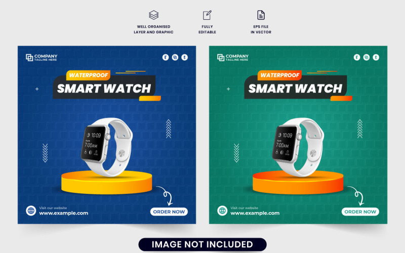 Watch sale business promotion poster