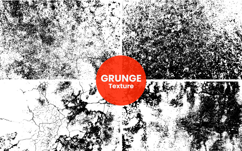 Grunge 损坏破裂的纹理背景和油漆飞溅数码纸