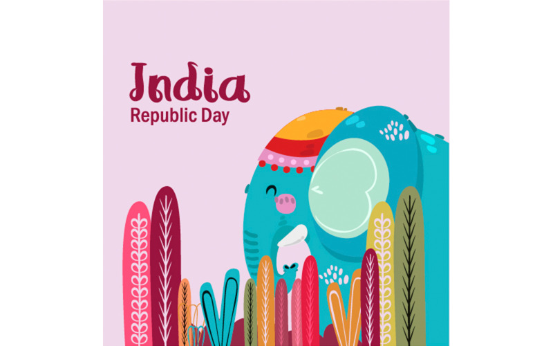 Hand getrokken illustratie van de dag van de Republiek