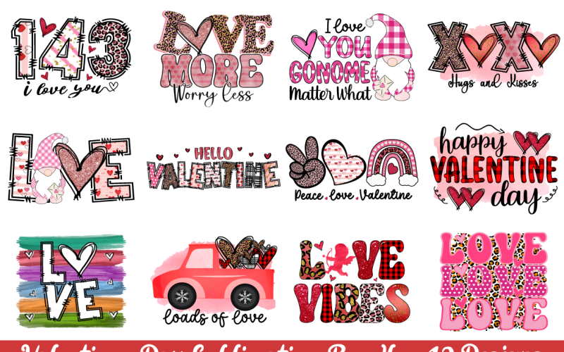 Sublimationspaket zum Valentinstag