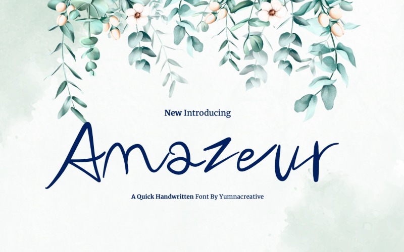Amazeur - Schnelle handschriftliche Schriftart