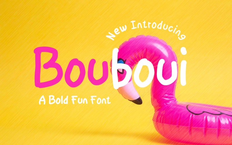 Bouboui - сміливий і веселий шрифт