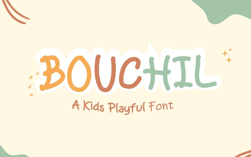 Bouchil - Lekfulla teckensnitt för barn