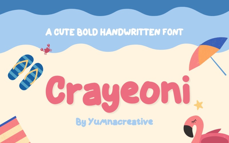 Crayeoni - милий жирний рукописний шрифт