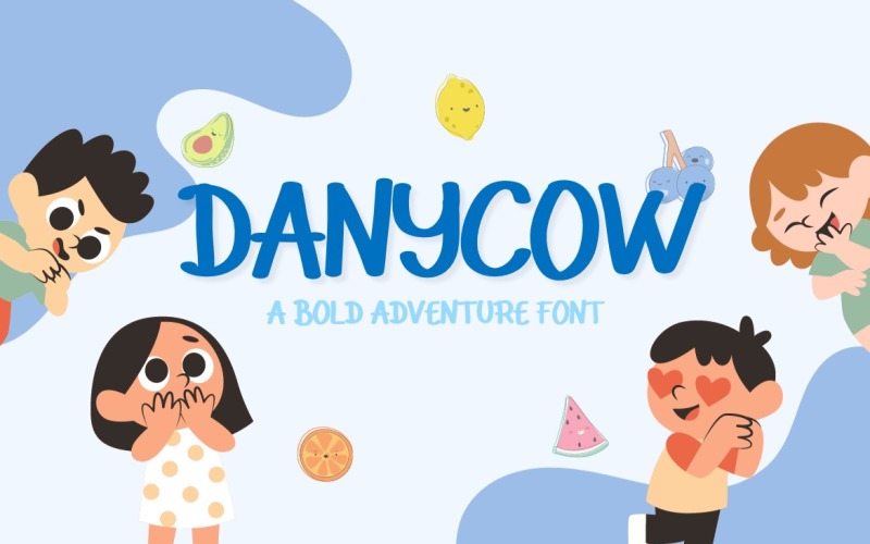 Danycow - смелый приключенческий шрифт