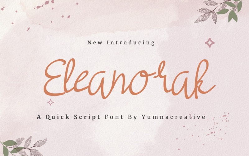 Eleanorak - 快速脚本字体