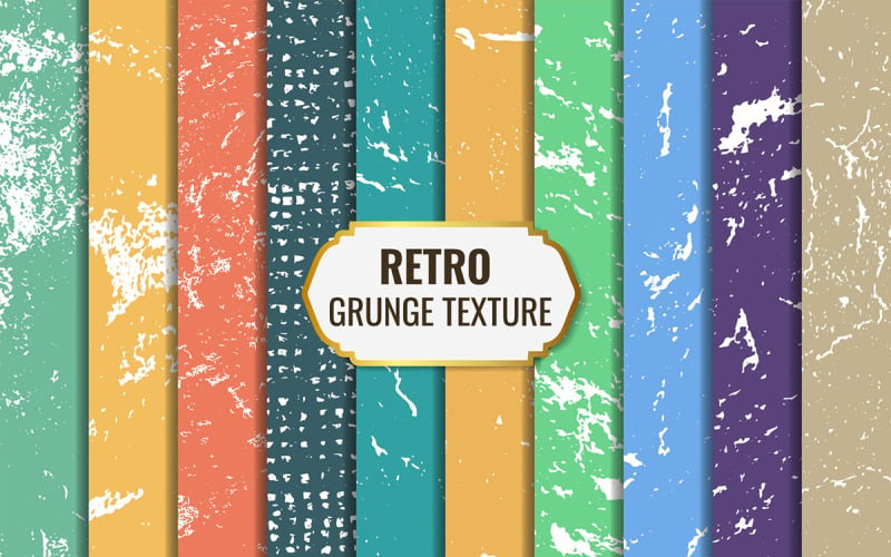 Fundo de textura vintage colorido grunge retrô e papel digital