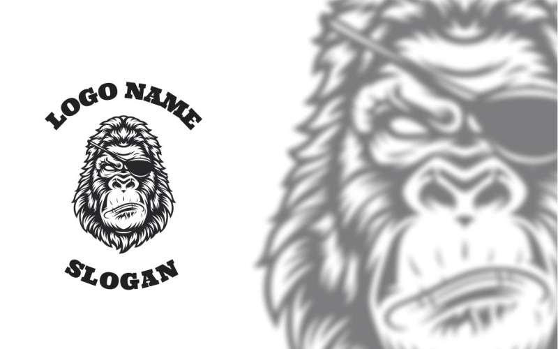 Goril Tek Göz Grafik Logo Tasarımı