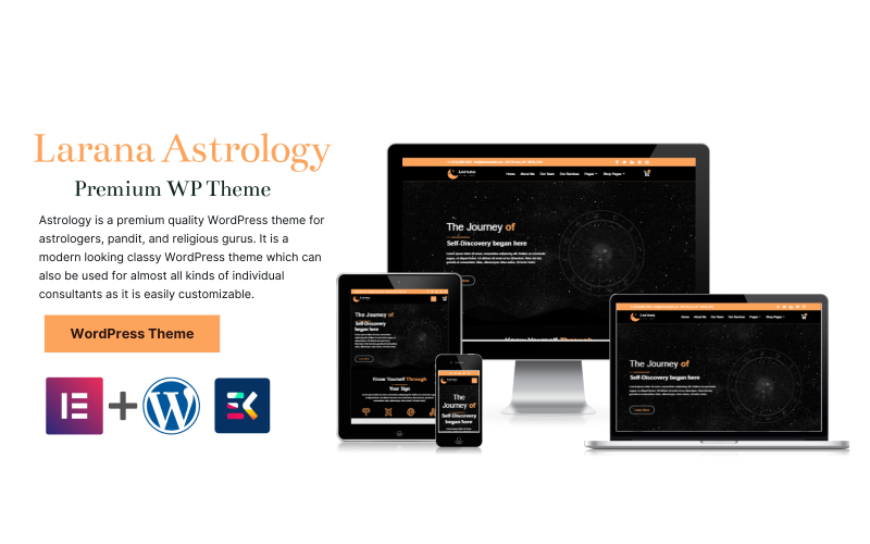 Larana Astrology - Horoscope and Palmistry Premium WP Theme