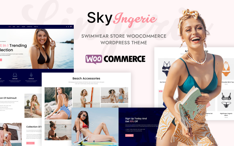 Skylngerie — тема WooCommerce для нижнего белья и моды