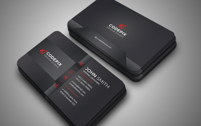 Visitkortsmallar Corporate Identity Mall v161
