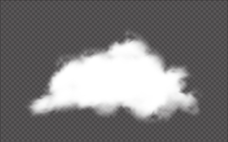 Wolkenvector voor zonnig en stormconcept