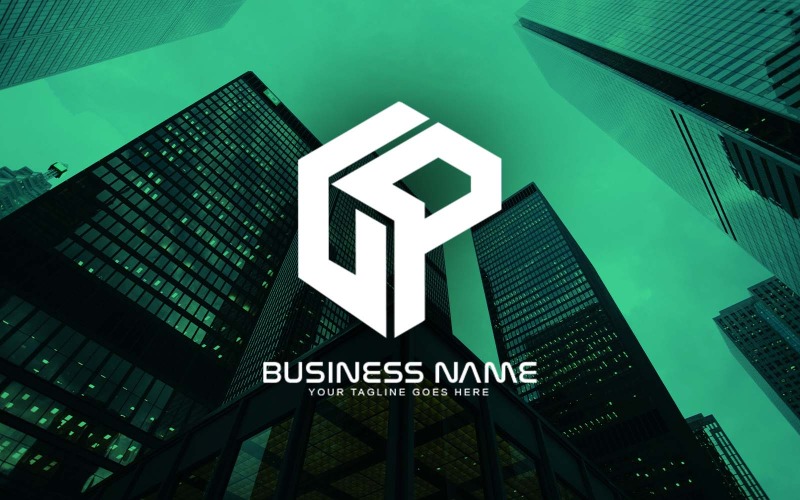 Création de logo professionnel LP Letter pour votre entreprise - Identité de marque