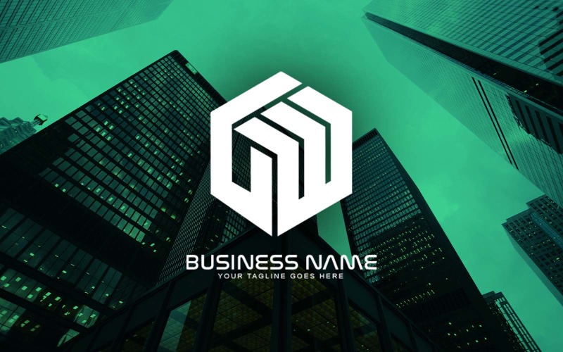 Création de logo professionnel LW Letter pour votre entreprise - Identité de marque