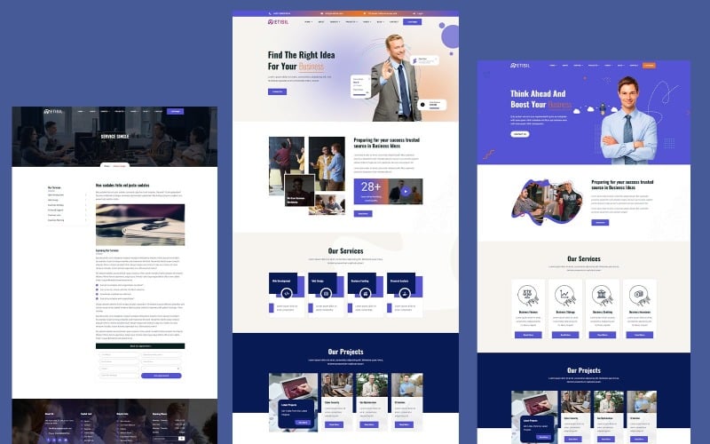 Etisil - Business And Agency Html Template - TemplateMonster