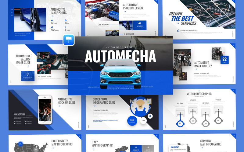 AutoMecha Automotive Keynote-Vorlage