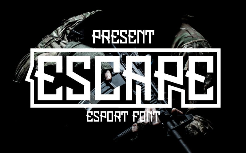 Escape - Fuentes de estilo Esports