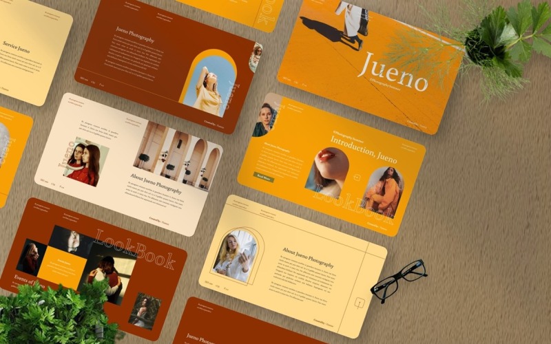 Jueno - modelo de PowerPoint de fotografia