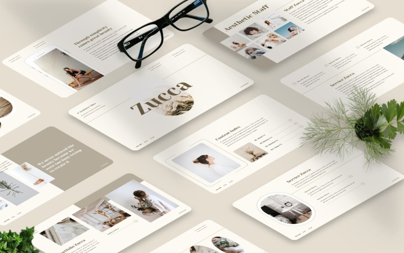 Zucca - Esthetische Powerpoint-sjabloon