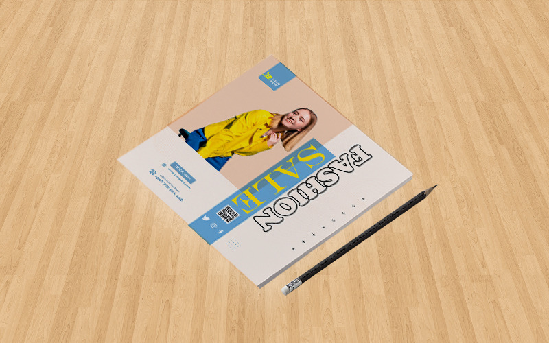 Divat akciós szórólap sablon – egy másik