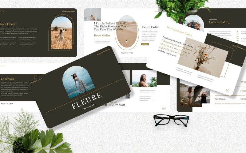 Fleure - Modello di nota chiave di moda