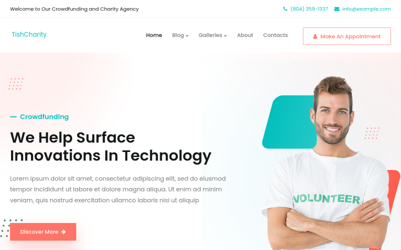 TishCharity - 慈善和众筹 WordPress 主题
