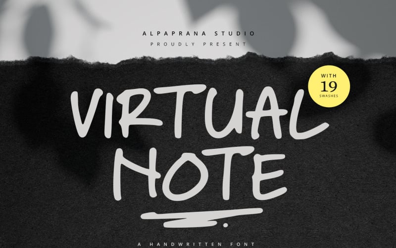 Virtuális jegyzet – Kézzel írt betűtípus