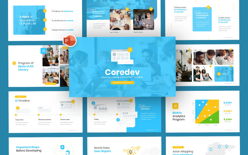 Coredev 业务开发人员 PowerPoint 模板