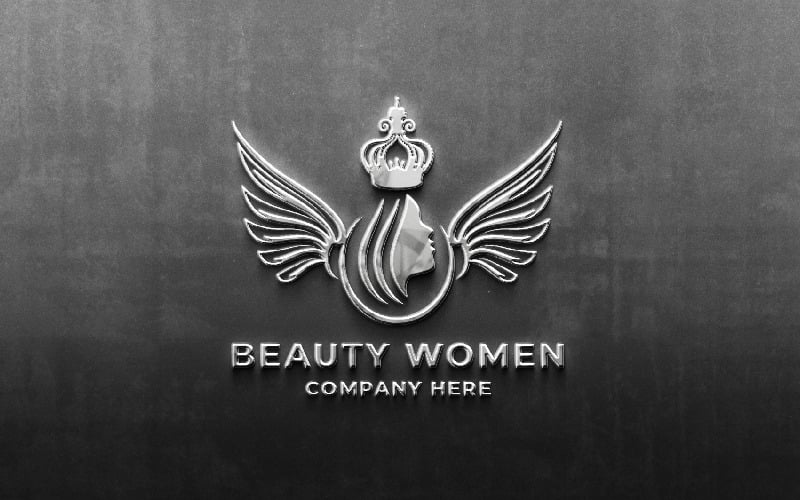 Modelo Profissional de Logotipo Feminino de Beleza