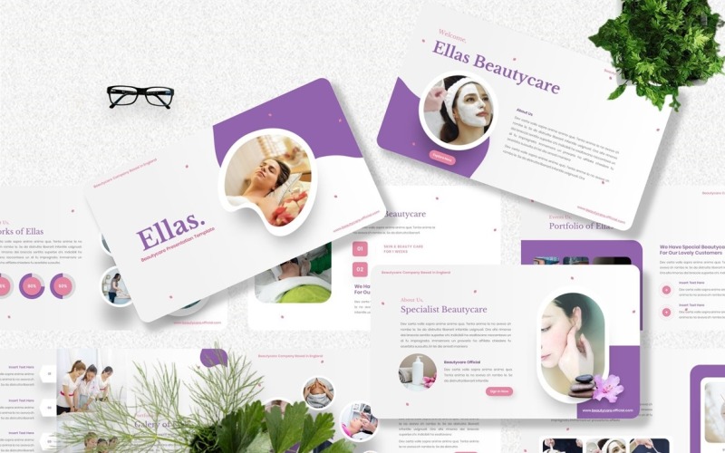 Ellas - Keynote-Vorlage zur Schönheitspflege