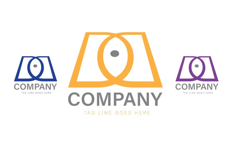 Plantilla de logotipo de letra D creativa - Logotipo de monograma