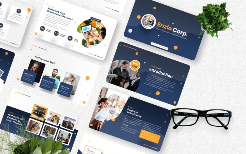 Enzio - Modello di Keynote finanziario
