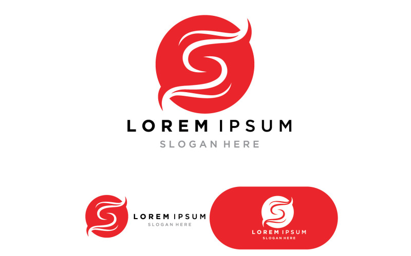 S logo design vector Business lettre d'entreprise v2