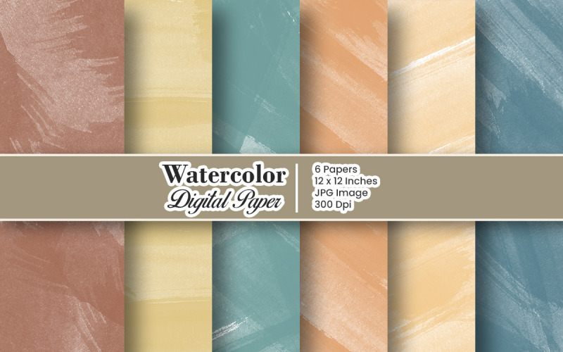 Watercolor digital paper and Paint splatter texture background ...
