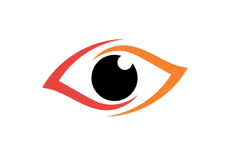 Logo des yeux santé conception des yeux santé v15
