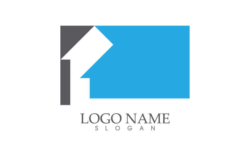 Onroerend goed huis huis verkoop en verhuur logo vector ontwerp v22